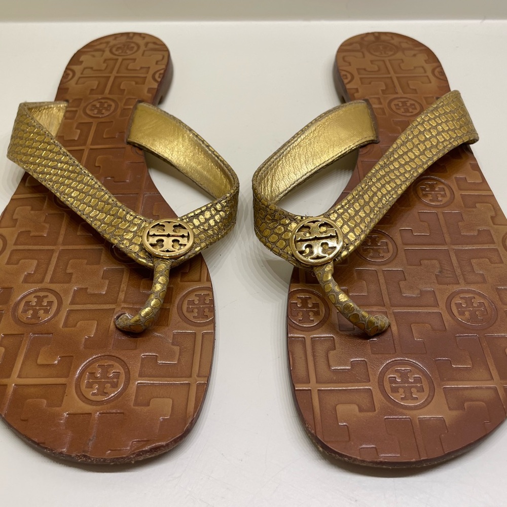 TORY BURCH Miller Sandals, Size 10